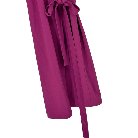 Everlane  - The Japanese GoWeave
Sleeveless Wrap Dress size 6 in Berry - Picture 6 of 11